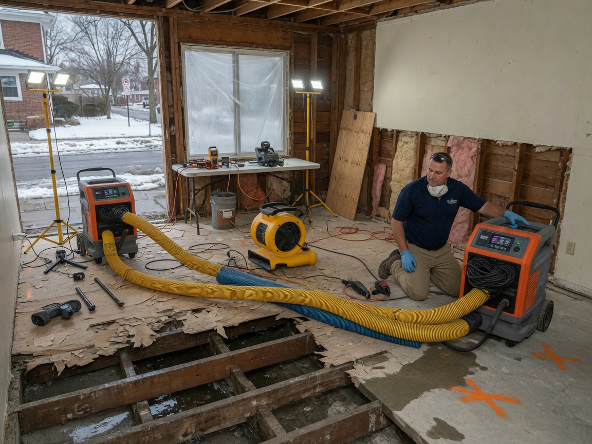 Flooded Basement Cleanup in Dutchtown