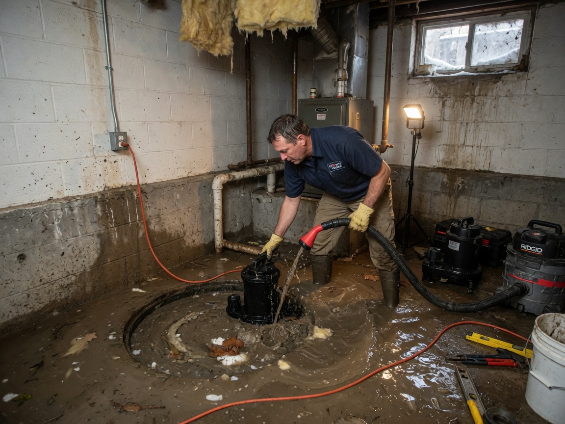 Sump Pump Failure Response in Rochester, NY
